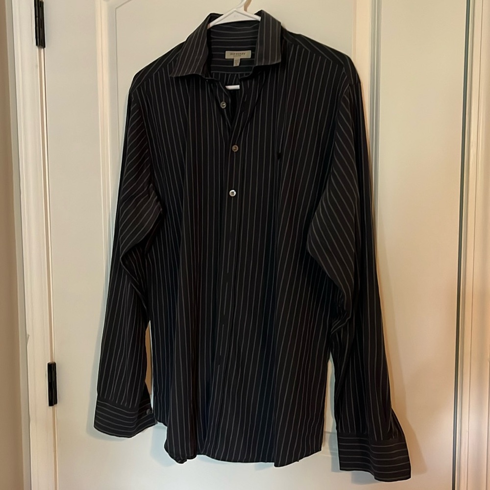 Burberry London Large Button Up Mens Shirt